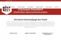 citygames-duesseldorf.de Webseite Vorschau