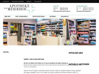 apotheke-zum-meierhof.ch Webseite Vorschau