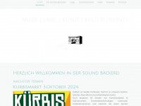 sound-baeckerei.de Webseite Vorschau