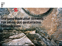 stiftung-baukultur-schweiz.ch Webseite Vorschau