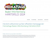 heimattage2024.de Webseite Vorschau