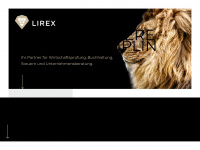 lirex.one Webseite Vorschau