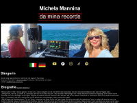 michela-mannina.de Webseite Vorschau
