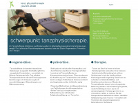 tanz-physiotherapie.de Webseite Vorschau