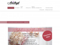 amethyst-kosmetikstudio.de Webseite Vorschau