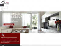 webdesign-immobilienmakler.com Webseite Vorschau