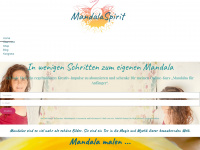 mandalaspirit.de Webseite Vorschau