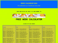 Week-number-calendar.com