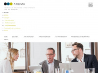 axioma-gmbh.de Webseite Vorschau