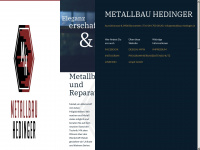 metallbau-hedinger.ch Webseite Vorschau