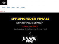 branefive.com Webseite Vorschau