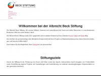 beck-stiftung.de Webseite Vorschau