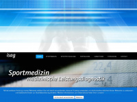 isag-sportmedizin.at Webseite Vorschau