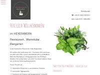 hexenwerk-restaurant.de Webseite Vorschau