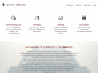 leo-impact.de Webseite Vorschau