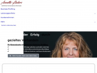 annettelueders.com Webseite Vorschau
