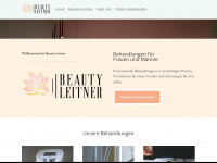 beauty-leitner.ch Webseite Vorschau