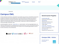 campus-owl.eu Webseite Vorschau