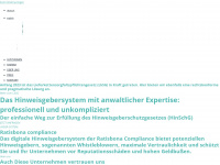 ratisbona-compliance.de Webseite Vorschau