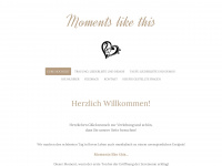 momentslikethis.at Webseite Vorschau
