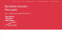 berufliche-schulen-neuruppin.de Webseite Vorschau