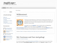 anglilupe.wordpress.com Webseite Vorschau