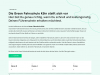 green-fahrschule.de Webseite Vorschau