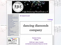 tsg-dancing-diamonds.de Webseite Vorschau