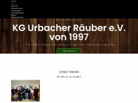 urbach-raeuber.de Webseite Vorschau