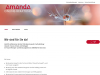 onlineberatung-amanda.de Webseite Vorschau