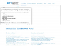 citywatt-portal.de Webseite Vorschau