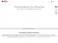 ferienhaus-albanien.de Webseite Vorschau