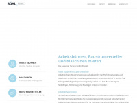 arbeitsbuehnen-boehl.de Webseite Vorschau