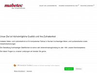 mabetec-maler-lackiertechnik.de Webseite Vorschau