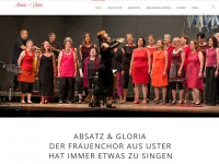 absatz-gloria.ch Webseite Vorschau