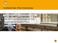 tuchfabrik-crimmitschau.de Webseite Vorschau