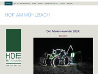 hof-am-muehlbach.de Webseite Vorschau