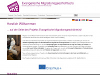 evangelische-migrationsgeschichten.com Webseite Vorschau