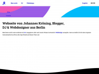 kröning.com Webseite Vorschau