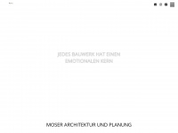 moser-architektur.net Webseite Vorschau