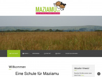 schule-in-maziamu.de Webseite Vorschau