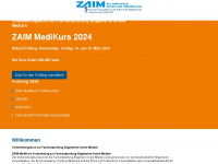 zaim-medikurs.ch Webseite Vorschau