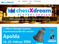 chessxdream.com Webseite Vorschau