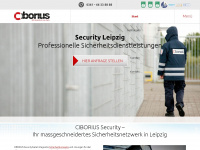 security-sicherheitsdienst-leipzig.de Webseite Vorschau