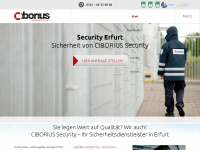 security-erfurt.de Webseite Vorschau