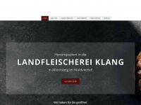 fleischerei-klang.at Webseite Vorschau