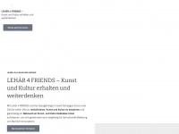 lehar4friends.at Webseite Vorschau