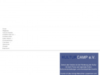 kultur-camp.club Webseite Vorschau
