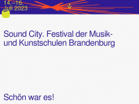 soundcityfestival.de Webseite Vorschau