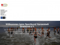 sportbundstralsund.de Webseite Vorschau